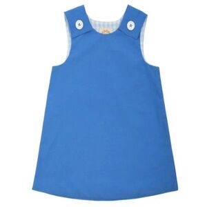 NWT The Beaufort Bonnet Company TBBC Barbados Blue Juliet Jumper Dress Size 8